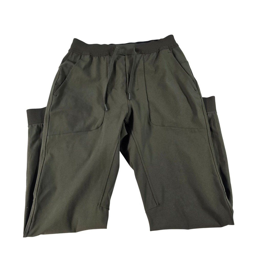 Lululemon ABC Jogger Mens Medium Olive Green Performance Pants LM5574S
